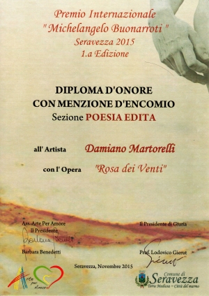 Martorelli Damiano - Diploma d'onore con menzione d'encomio