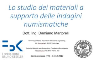 Damiano Martorelli - Introduzione allo studio dei materiali a supporto delle indagini numismatiche