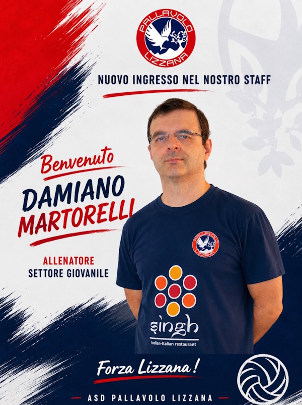 Allenatore volley ASD Lizzana damiano martorelli
